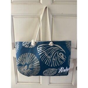 Aloha Is The Cure Hawaiian Islander Opihi Open Lined Tote Beach Bag